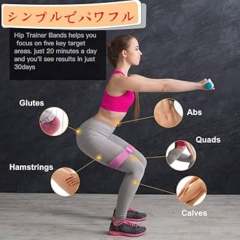 エクササイズバンド8点セット プルアップバンドセット ループバンド 5パック エクササイズバンド8点セット プルアップバンドセット ループ
